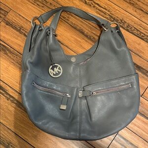 Michael Kors Gray Hobo Bag
